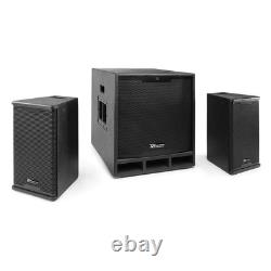 DJ PA System Active 18 Subwoofer and Pair of 10 Speakers Package