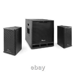 DJ PA System Active 18 Subwoofer and Pair of 10 Speakers Package