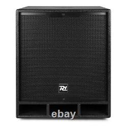 DJ PA System Active 18 Subwoofer and Pair of 10 Speakers Package