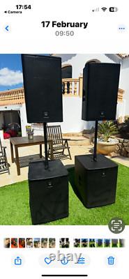EV Electro-Voice ELX 115p Active Powered Speakers 15 x2 (Pair) With Covers