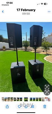 EV Electro-Voice ELX 115p Active Powered Speakers 15 x2 (Pair) With Covers
