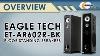 Eagle Tech Pair Floor Standing Powered Speakers With Remote Control Overview Newegg Lifestyle