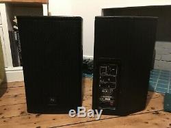 Electro-Voice ELX112P Powered PA Speakers With new Covers (pair)