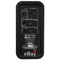 Electro-Voice ELX115P 15 1000 Watt Active Powered PA DJ Speakers PAIR