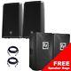 Electro-Voice ZLX12P 12 1000W Active Powered PA Speakers PAIR + FREE XLR Leads