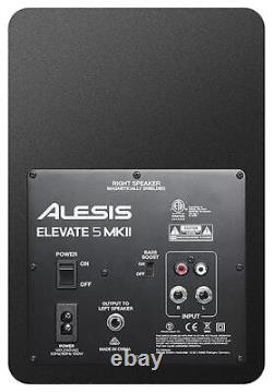 Elevate 5 Mkii Pair Of 80W Powered Desktop Studio Monitor Speakers