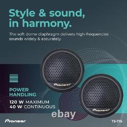 Elevate Your Sound TS-T15 3/4 Tweeter with 120W Power & 90 dB Sensitivity