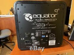 - Equator Audio Q8 Powered Studio Monitors (pair) Excellent Condition