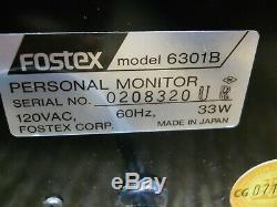 Estate Pair Pro Fostex 6301b Personal Powered Monitor Speakers Japan U Tube