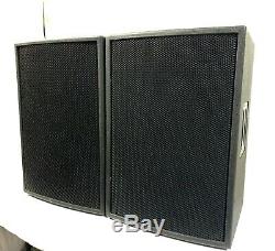 Ev/electrovoice Sxa250 15 2-way Full Range Powered Pa Speakers #9552 (pair)