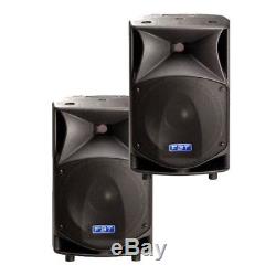 FBT ProMaxX 14a PAIR Active Powered Speakers + padded covers. GOOD CONDITION