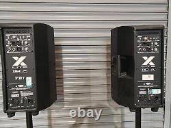 FBT Xlite 110A Self-powered speakers (Pair) with stands and bags