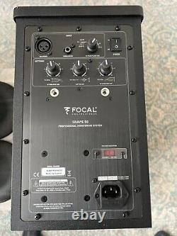 Focal Shape 50 Pair Active Monitor Speakers and Power Cables Immaculate