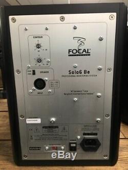 Focal Solo6 BE Black Pair Active Powered Studio Monitor Speakers Ex Display