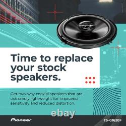 G-Series TS-G1620F 6.5 2-Way Speakers (Pair) 300W Max, Balanced Sound + Sm