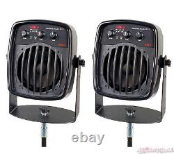 Galaxy Audio MSPA5 Powered Micro Spot Compact PA Speaker System Pair