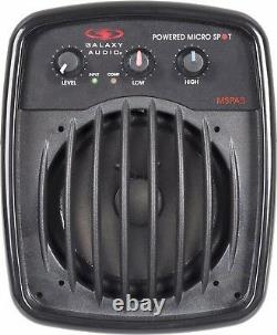 Galaxy Audio MSPA5 Powered Micro Spot Compact PA Speaker System Pair