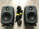 Genelec 6010A Active Monitor Speakers PAIR Includes Stands and Power Cables