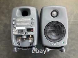 Genelec 6010A Powered Monitor Professional Audio Active Speaker Pair 220v