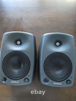 Genelec 8030A 5 Powered Nearfield Studio Monitor (Pair) + Hanging Wall Mounts