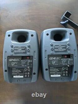 Genelec 8030A 5 Powered Nearfield Studio Monitor (Pair) + Hanging Wall Mounts