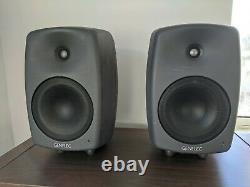 Genelec 8040a Active Studio Monitors (Pair) + Power Cables