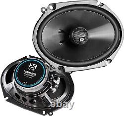 High-Performance 2-Way Coaxial Car Speakers with 180W RMS Power Handling
