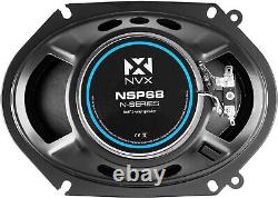 High-Performance 2-Way Coaxial Car Speakers with 180W RMS Power Handling
