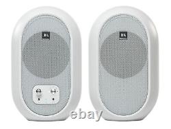 JBL 104SET-BTW Pair Bluetooth Powered Active Studio Monitors+Isolation Feet Pads