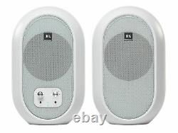 JBL 104SET-BTW Pair Compact Powered Active Studio Reference Monitors Bluetooth