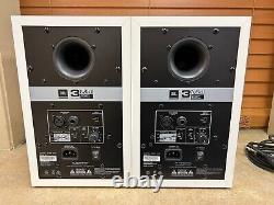 JBL 305P MkII 5 Powered Studio Monitors Super White Pair