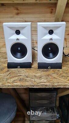 JBL 305p mkll 5 studio monitors speakers white pair powered active studio mk2