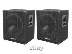 JBL 625 ACTIVE POWERED SPEAKERS (PAIR 3000watt) with PREMIUM SPEAKER COVERS