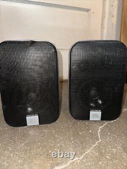JBL Control 2P Compact Powered Studio Monitor Stereo Pair Speakers NO POWER CORD
