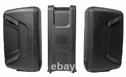 JBL EON208P Portable PA System / Pair 8 Speakers+Powered 8 Chan Mixer/Bluetooth