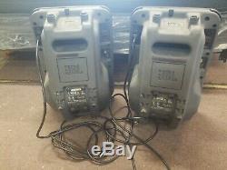 JBL EON Power 10 Powered Sound Speakers Pair of 2 with power cords