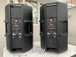 JBL Eon 615 Active Loud Speakers (pair). With protective covers