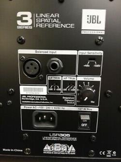 JBL LSR305 5 Two-Way Powered Studio Monitors PAIR