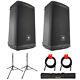 JBL Professional EON710 Powered PA 10-inch Pair with Speaker Stand & Bag + Cable