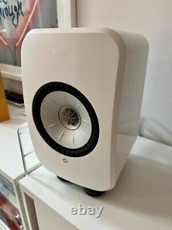 KEF LSX WHITE Wireless Speakers Active Powered Bluetooth Immaculate