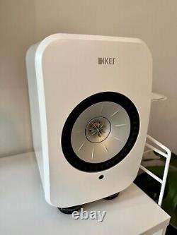 KEF LSX WHITE Wireless Speakers Active Powered Bluetooth Immaculate