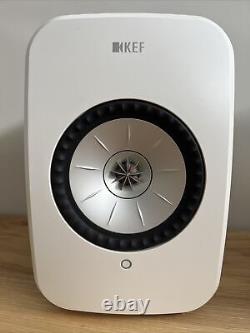 KEF LSX WHITE Wireless Speakers Active Powered Bluetooth Immaculate (3280)