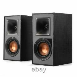 KLIPSCH R-41PM Active Powered Bluetooth Media HIFI Bookshelf Speakers Pair Black