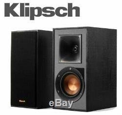 KLIPSCH R-51PM Active Powered Bluetooth Media HIFI Bookshelf Speakers Pair Black