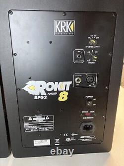 KRK 8 (RPG2) PAIR of Professional 8 2-Way Active Powered Studio Monitors