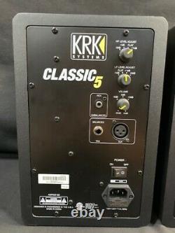 KRK CL5G3 5 Powered Active Bi-Amp Studio Reference Monitor Speakers Pair