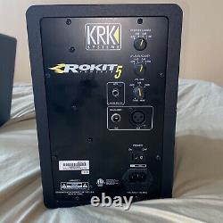 KRK CL5G3 5 inch Classic Professional Bi-Amp Powered Studio Monitor Pair