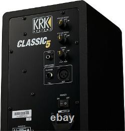 KRK Classic 5 Professional Bi-Amp 5 Powered Studio Monitor (PAIR) + MINT