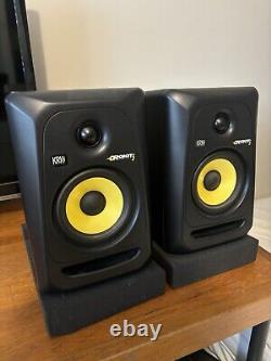KRK ROKIT 5 G3 Pair Powered Active Studio Monitor Speakers Amazing Condition