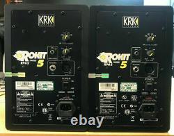 KRK ROKIT 5 RPG2 (Pair) 5 Active near-field Studio Monitors with Power Cables